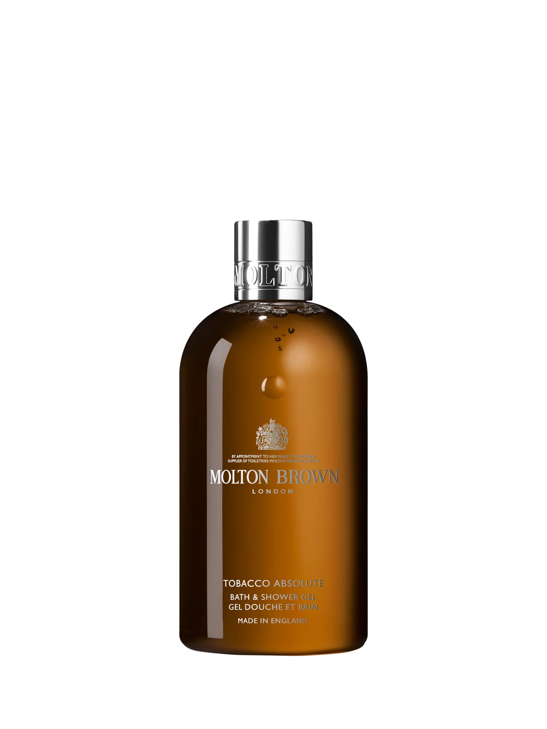 Molton Brown Tobacco Absolute Bath & Shower Gel 300ml, imported from the UK