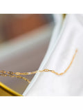 IBB 9ct gold rambo bracelet 19cm, imported from the UK