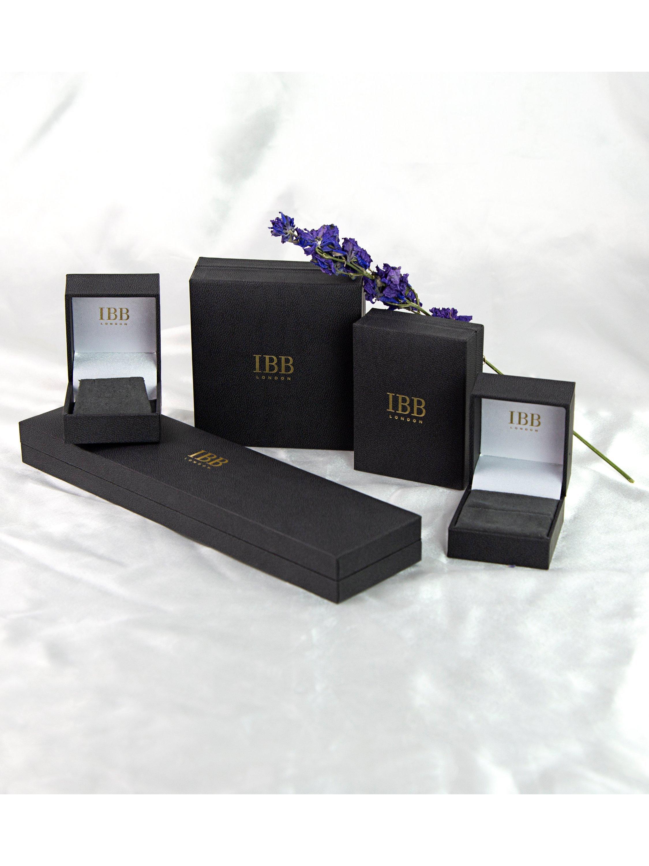 IBB 9ct gold pearl station bracelet 19cm, UK version
