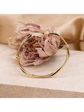 IBB 9ct gold organic tube bangle, UK version