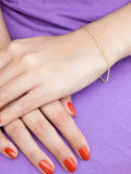IBB gold rope chain bracelet 19cm, imported from the UK