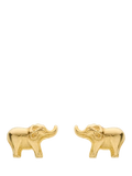 IBB baby elephant stud earrings 18ct gold, imported from the UK