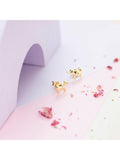 IBB baby elephant stud earrings 18ct gold, imported from the UK