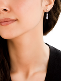 IBB cubic zirconia drop earrings - British product