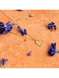 IBB gold open floating heart pendant necklace 46cm, imported from the UK