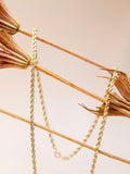 IBB 9 carat gold rope chain necklace 46cm, UK version