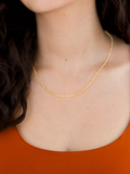 IBB 9 carat gold rope chain necklace 46cm, UK version