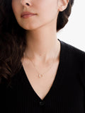 IBB 9ct gold twist circle trace chain necklace - British product