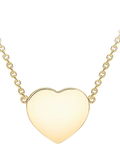 IBB 9ct gold heart pendant necklace (British brand)