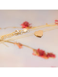 IBB 9ct gold heart pendant necklace (British brand)