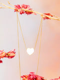 IBB 9ct gold heart pendant necklace (British brand)