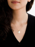 IBB 9ct gold heart padlock and key pendant necklace, imported from the UK