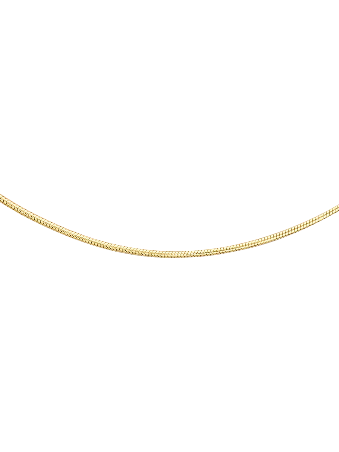 IBB 18ct gold mini round snake chain necklace, UK version