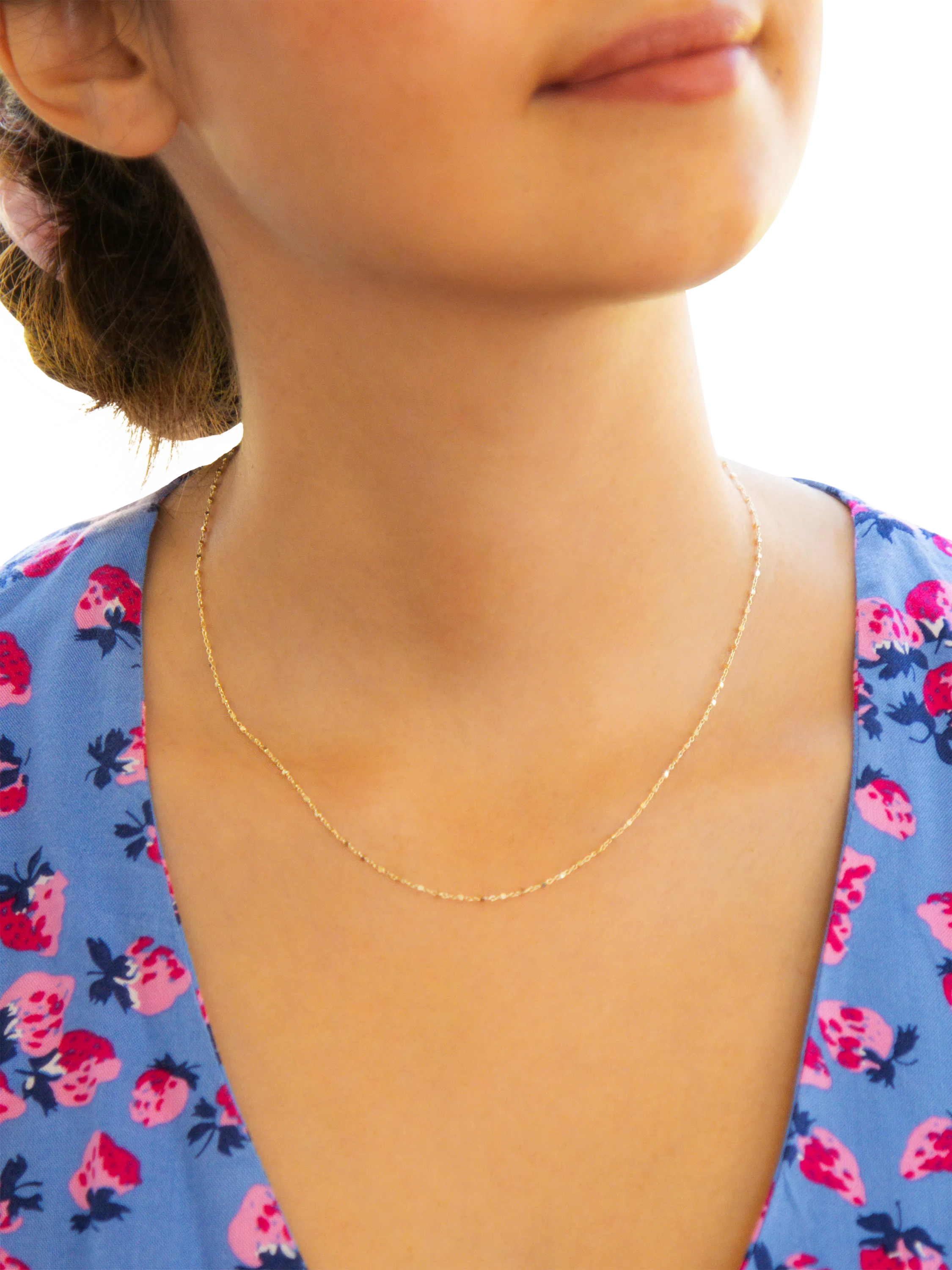 IBB 18ct gold chain necklace 46cm, imported from the UK