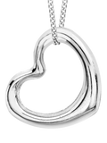 IBB Pendentif Collier Cœur Flottant en Or 18ct