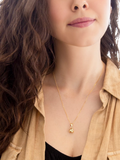 IBB 18ct gold triple knot pendant necklace (British brand)