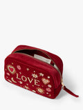 Elizabeth Scarlett Love Charm makeup bag red, imported from the UK