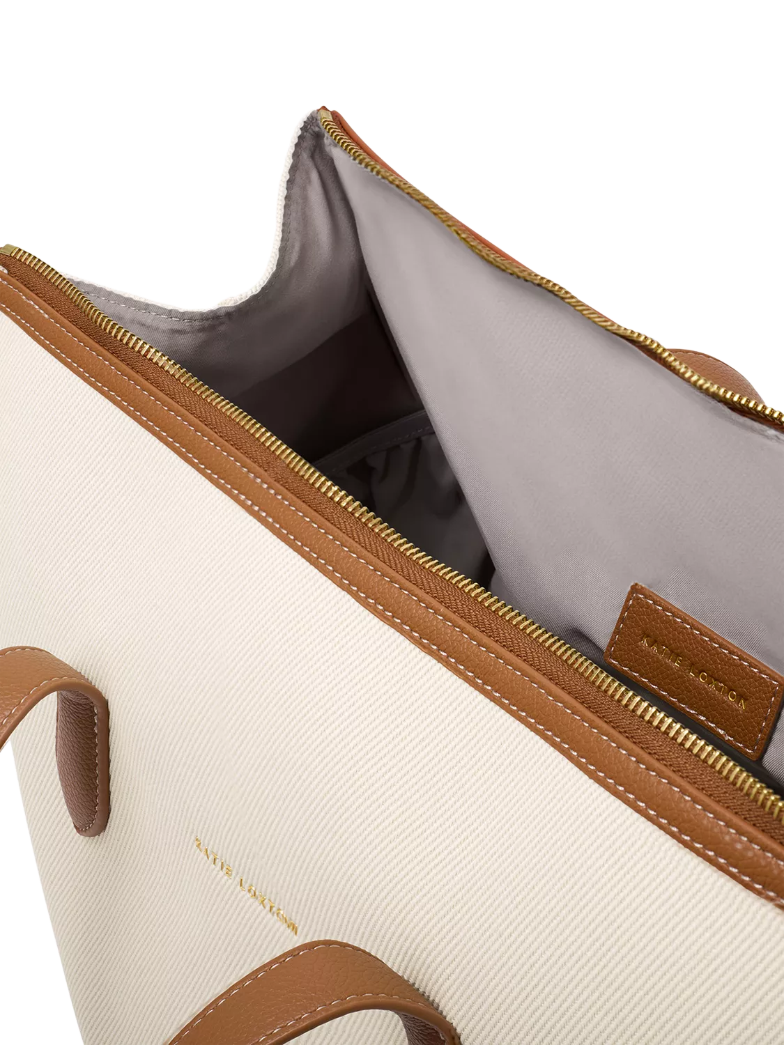 Katie Loxton canvas cabin bag cream (British brand)