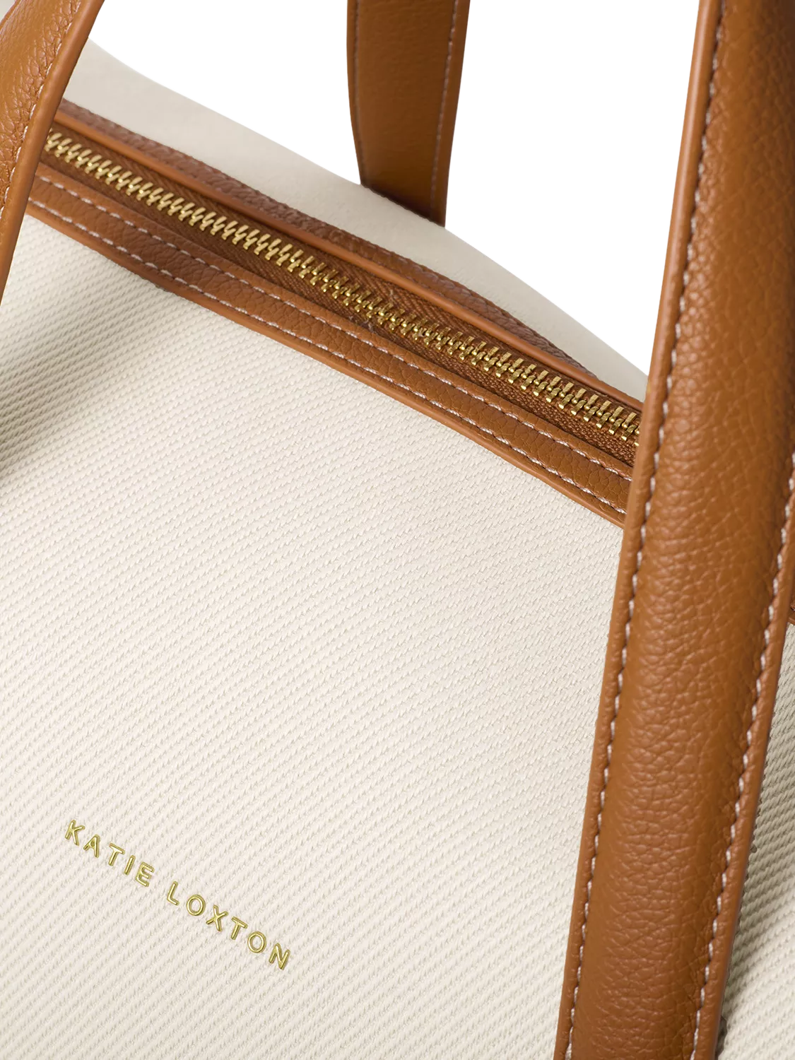Katie Loxton canvas cabin bag cream (British brand)