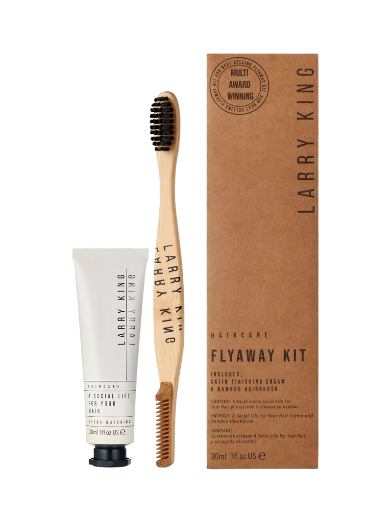 Larry King 2 Piece Flyaway Hair Styling Kit, UK version