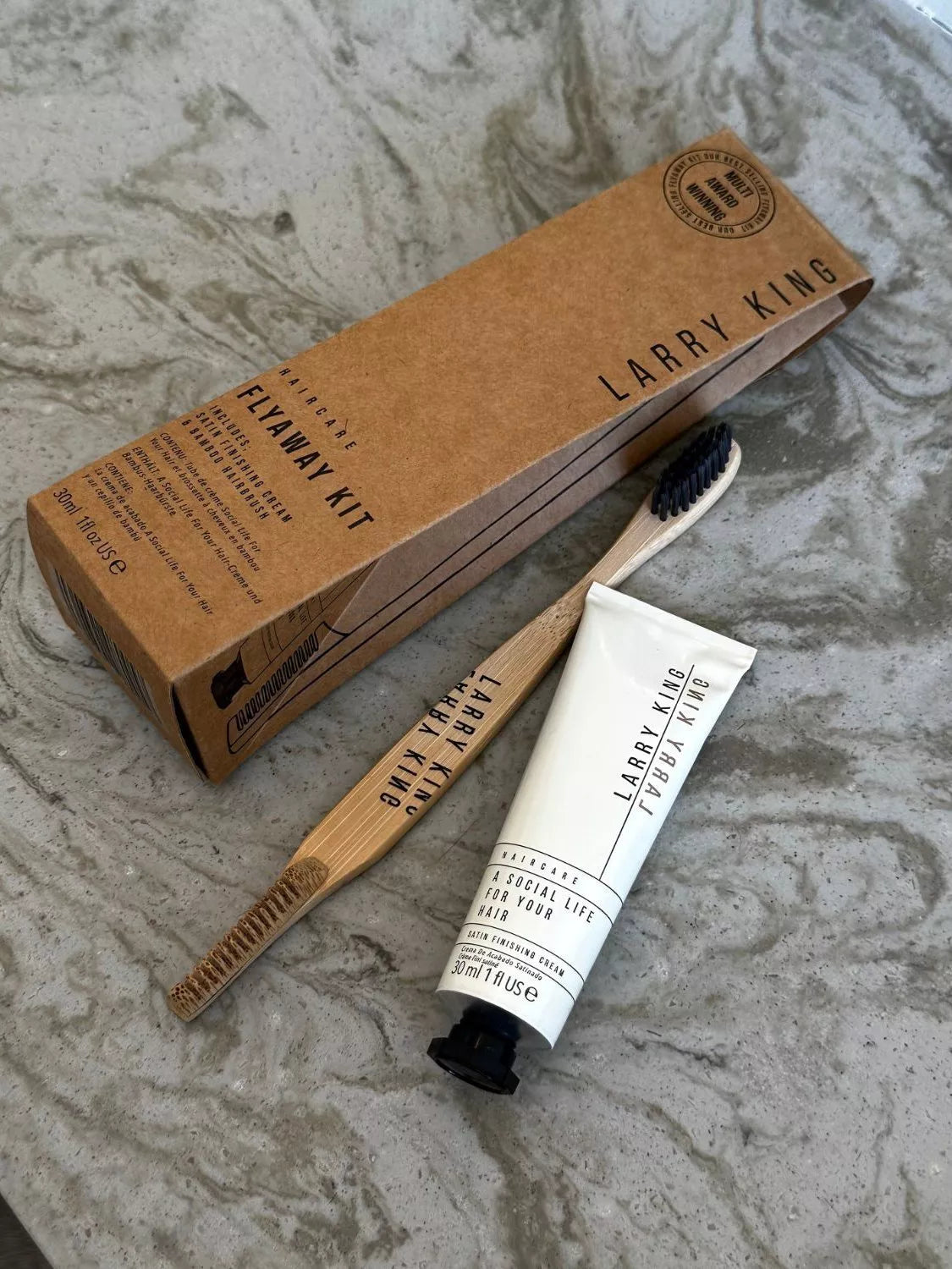 Larry King 2 Piece Flyaway Hair Styling Kit, UK version