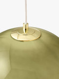 MADE Adrienne green pendant light, H107cm - British product