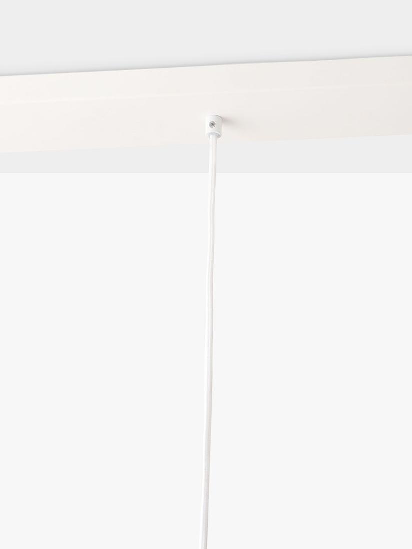 MADE Adrienne triple pendant ceiling light pink, imported from the UK