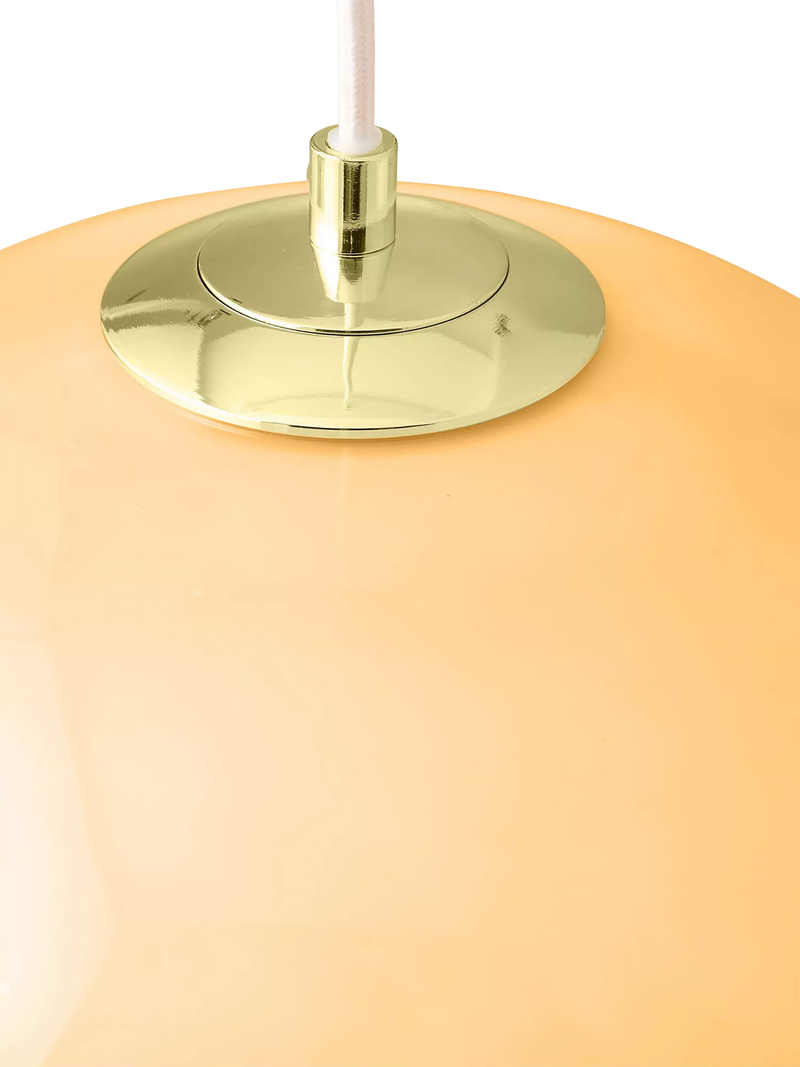 MADE Adrienne triple pendant ceiling light pink, imported from the UK
