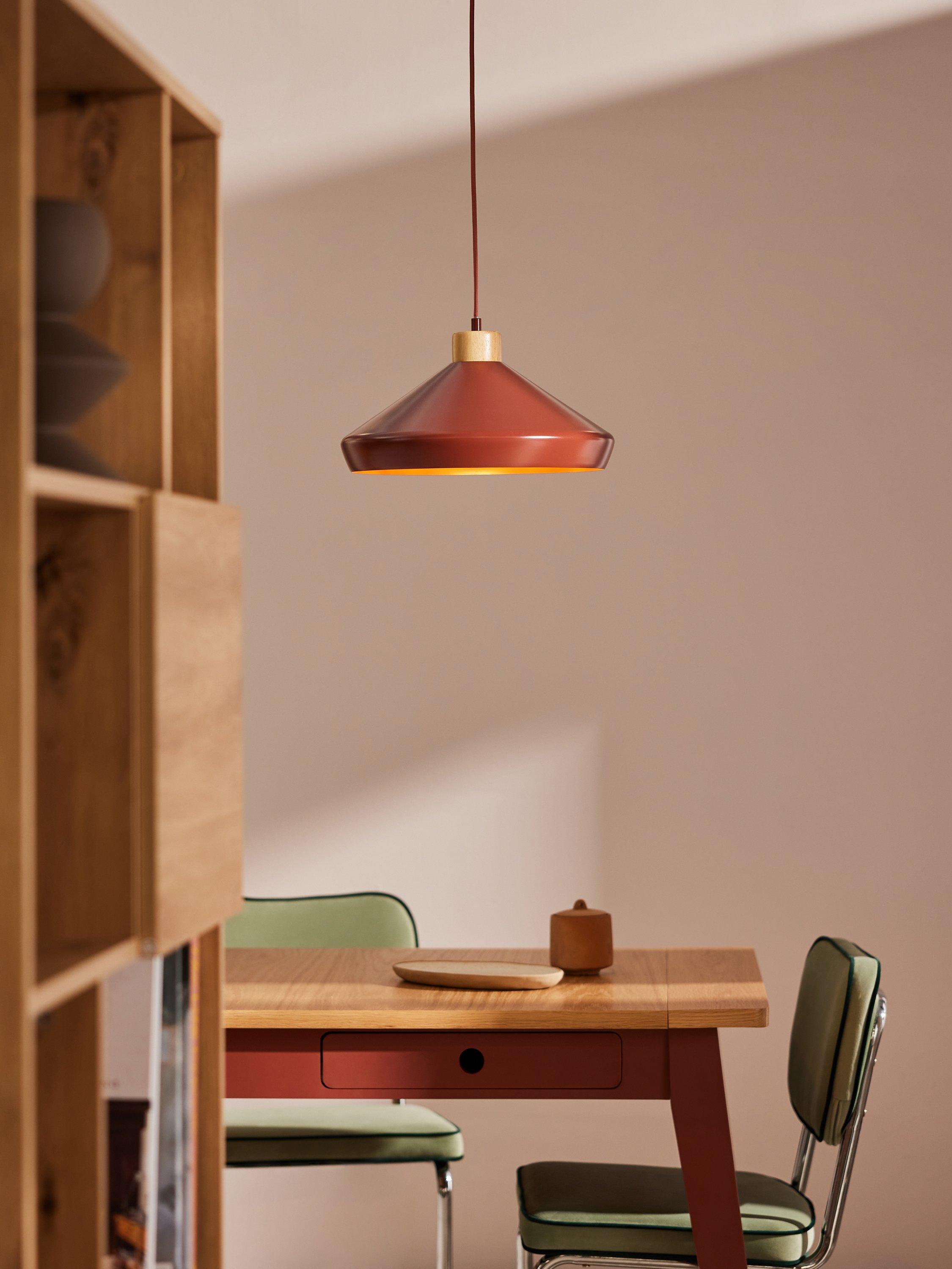 MADE Albert red pendant light, UK version