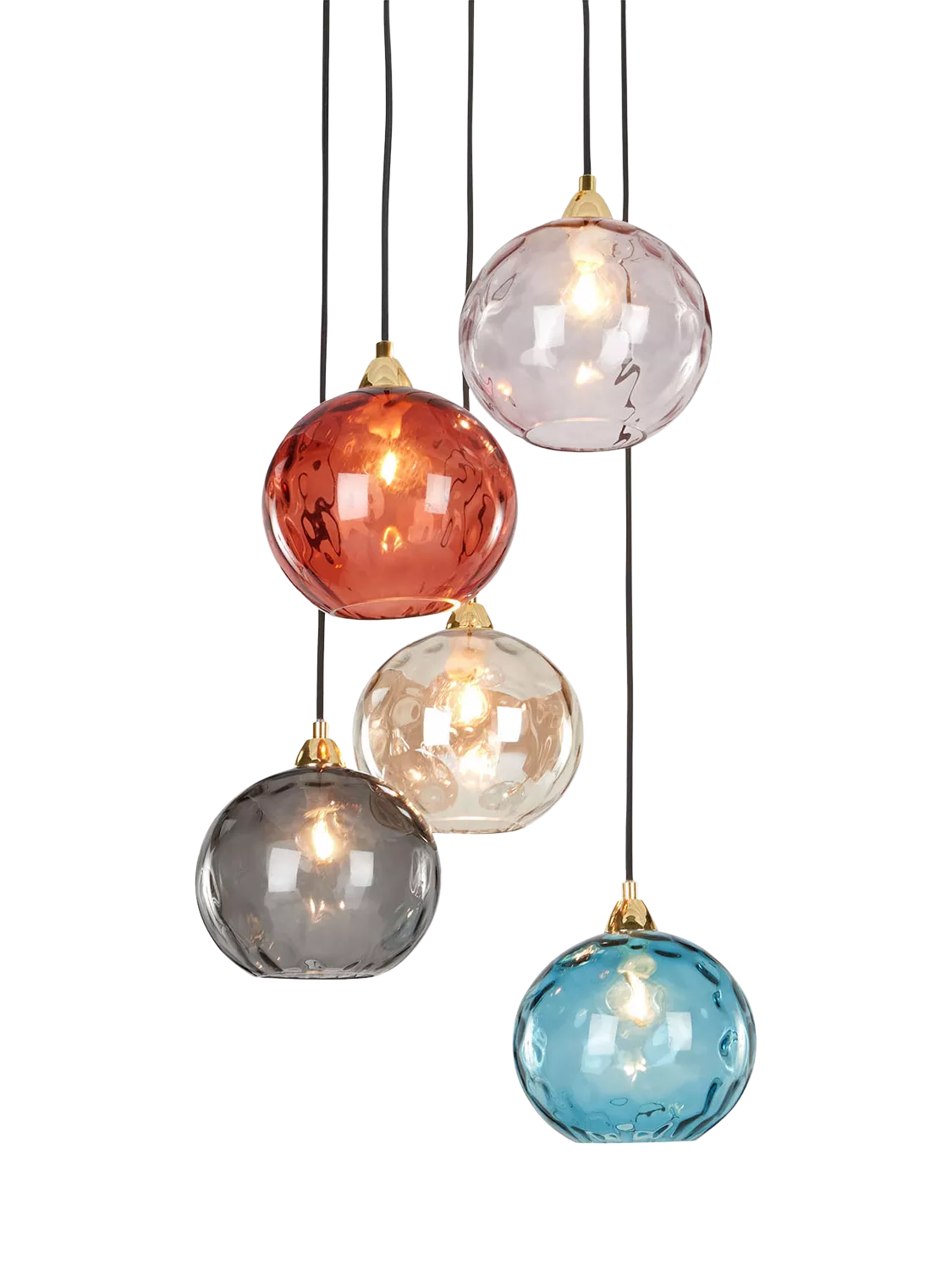 MADE Ilaria 5-light cluster pendant - British product