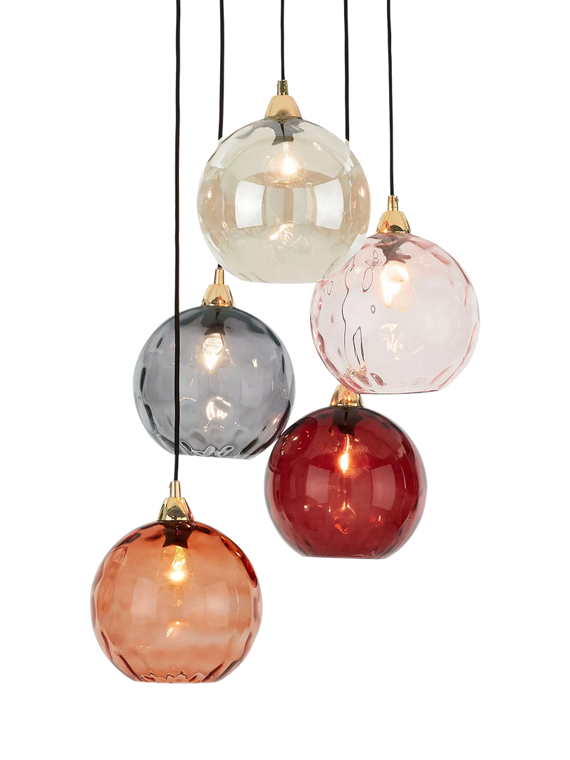 MADE Ilaria Cluster Ceiling Light, Pink