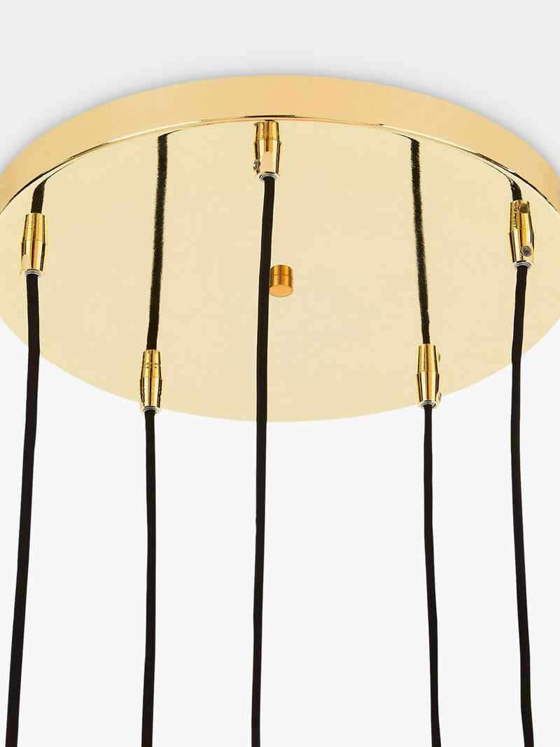 MADE Ilaria cluster ceiling light pink 89cm - British product
