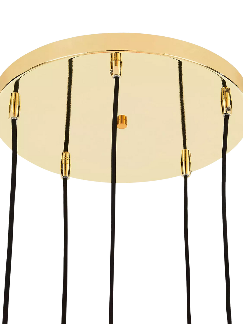 MADE Ilaria cluster ceiling light pink 89cm - British product