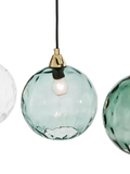 MADE Ilaria 3 pendant ceiling light blue, UK version