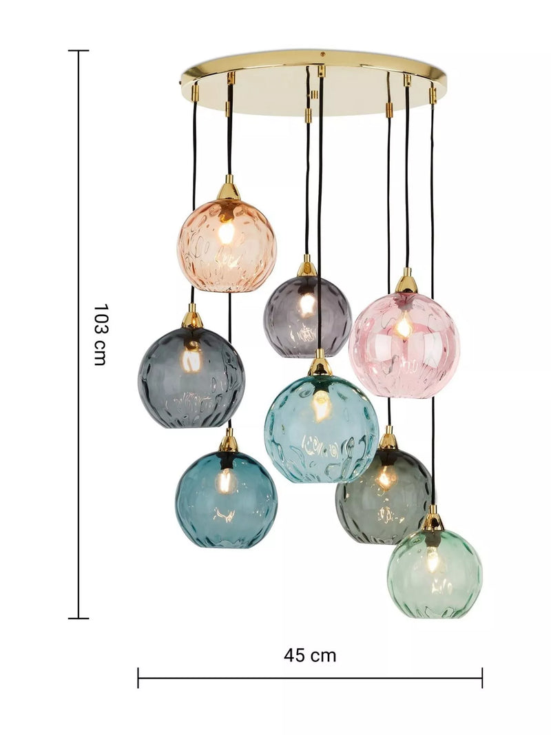 MADE Ilaria XL cluster ceiling light Multi, UK version