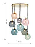 MADE Ilaria XL cluster ceiling light Multi, UK version