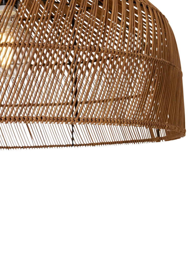 MADE Java XL rattan lampshade dark natural - British product
