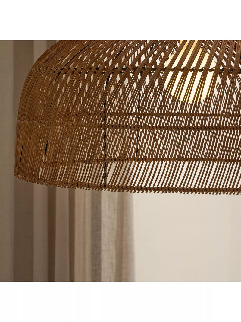 MADE Java XL rattan lampshade dark natural - British product