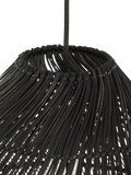 MADE Java Rattan Lampshade black 34cm (British brand)