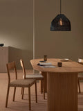 MADE Java Rattan Lampshade black 34cm (British brand)
