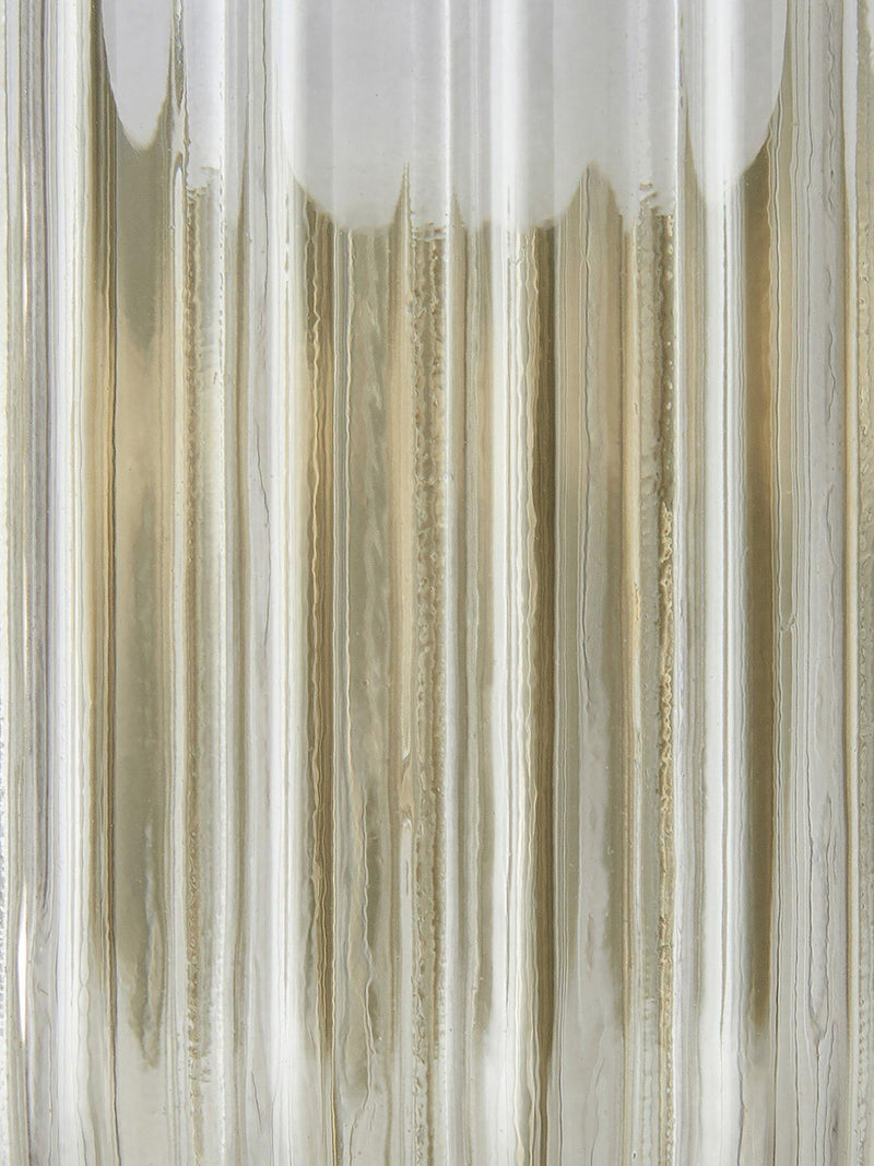 MADE Briz textured glass wall light in grey, UK version