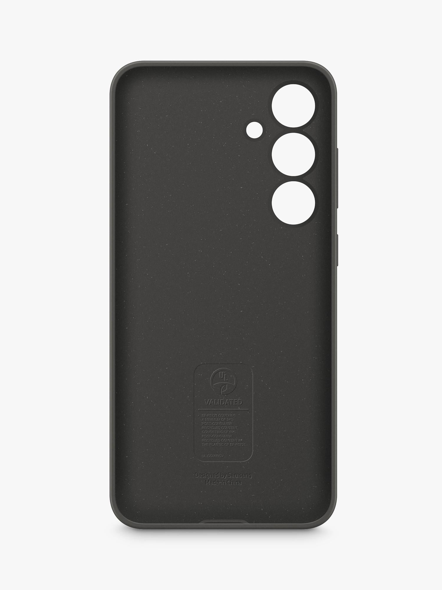 Samsung silicone case black Galaxy S24 FE - British product