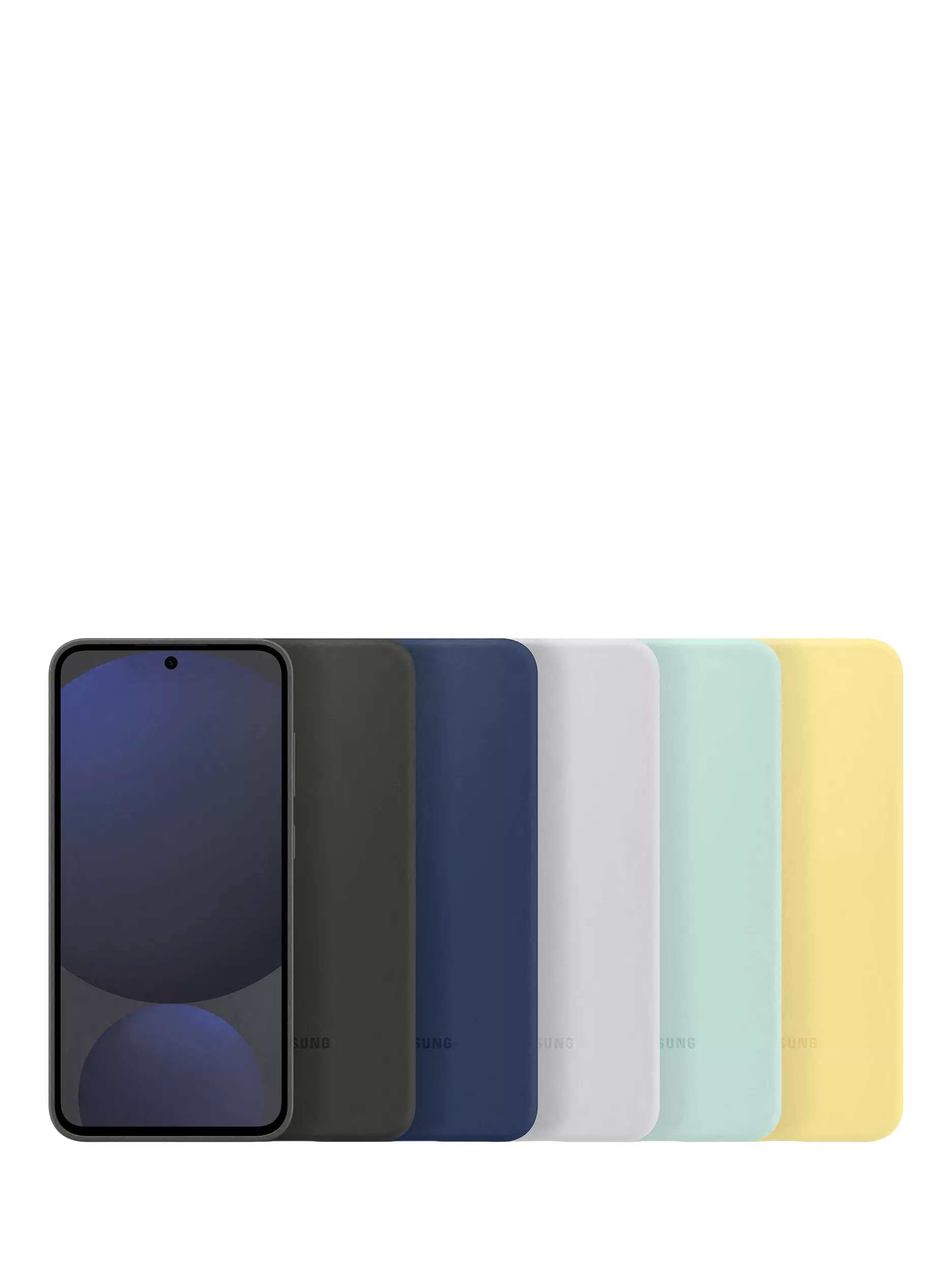 Samsung silicone case black Galaxy S24 FE - British product