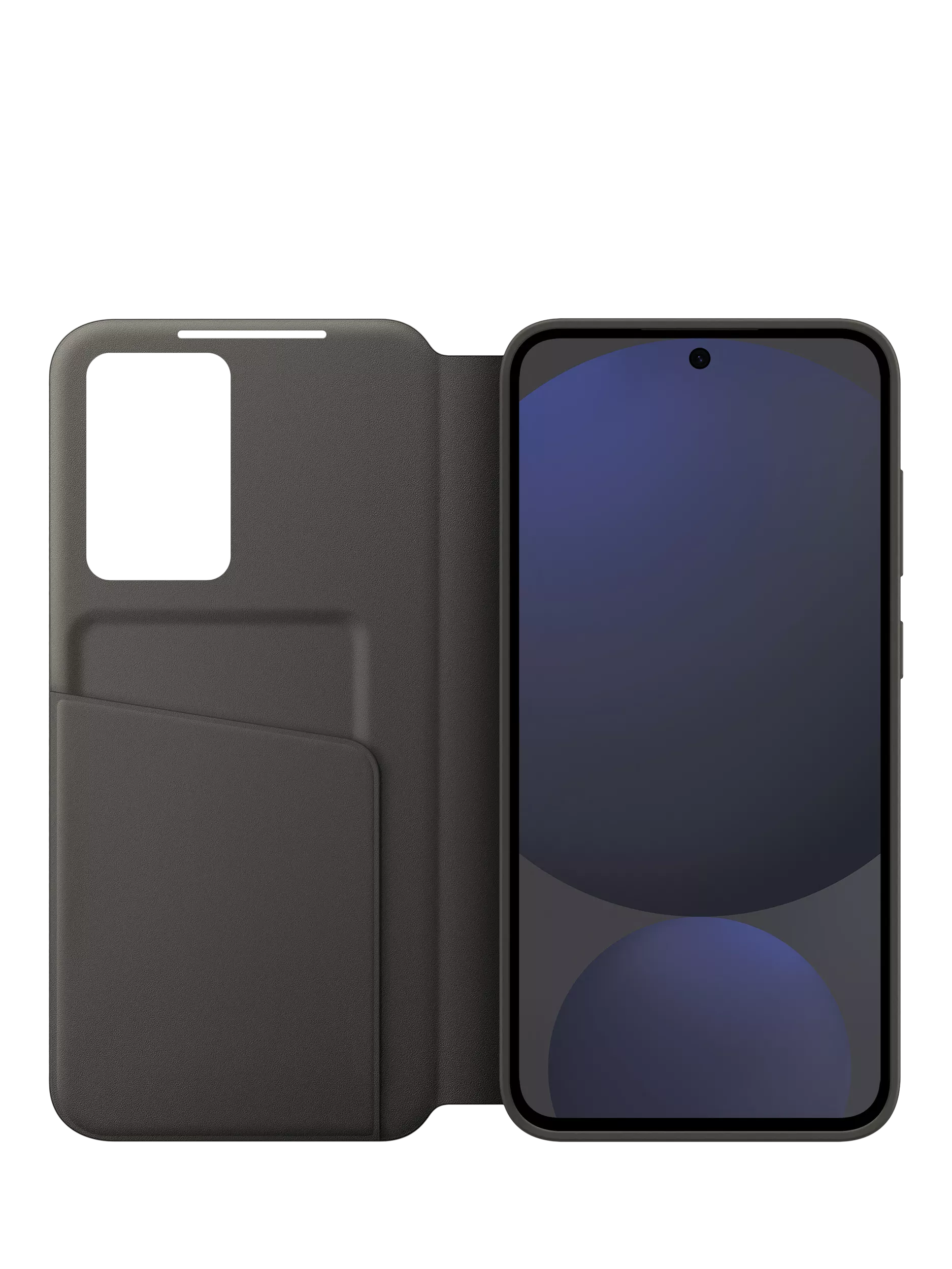 Samsung S24 FE Smart View Wallet Case Black, imported from the UK
