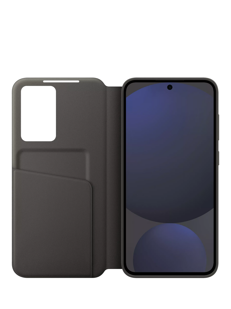 Samsung S24 FE Smart View Wallet Case Black, imported from the UK