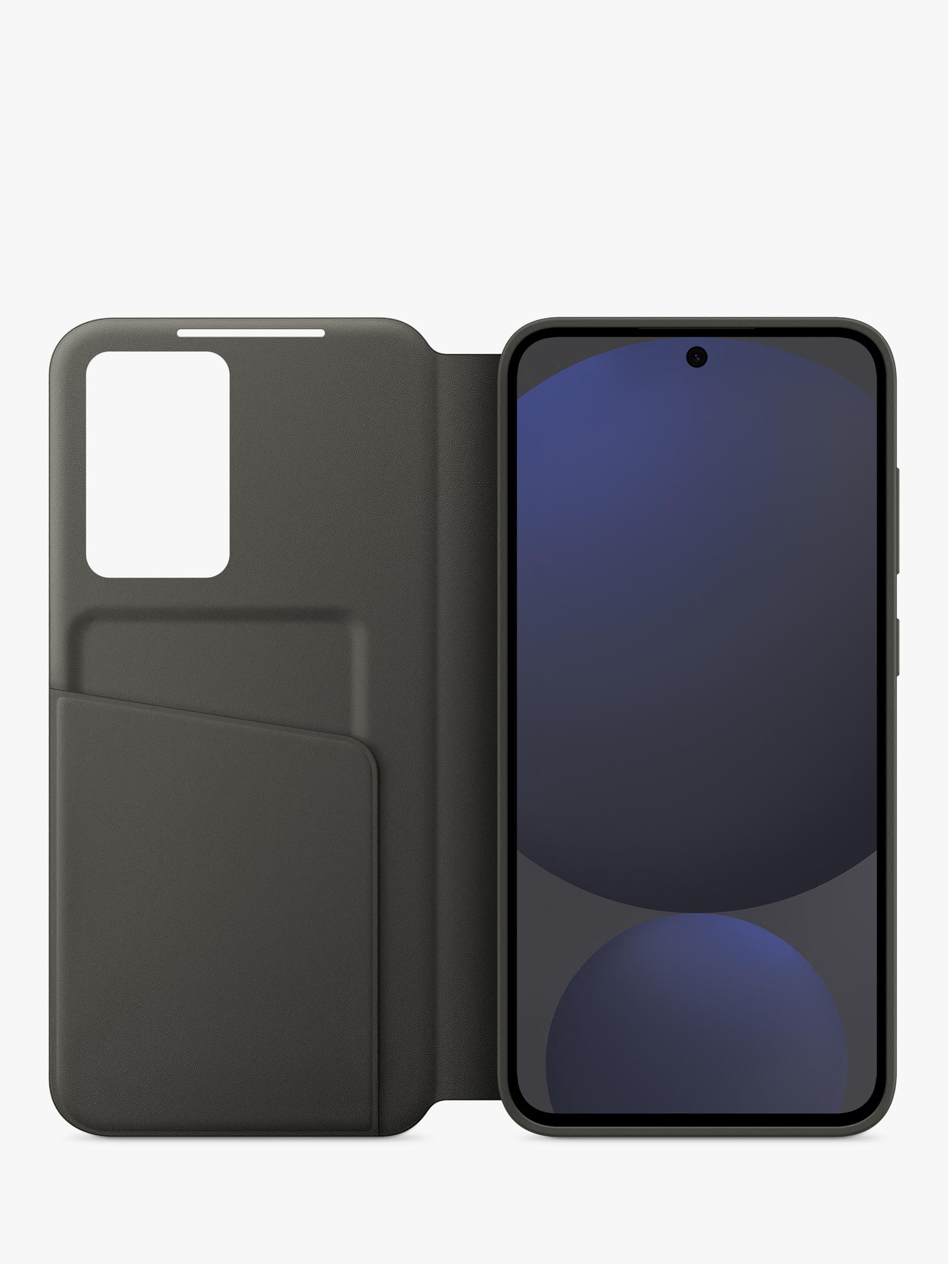 Samsung S24 FE Smart View Wallet Case Black, imported from the UK