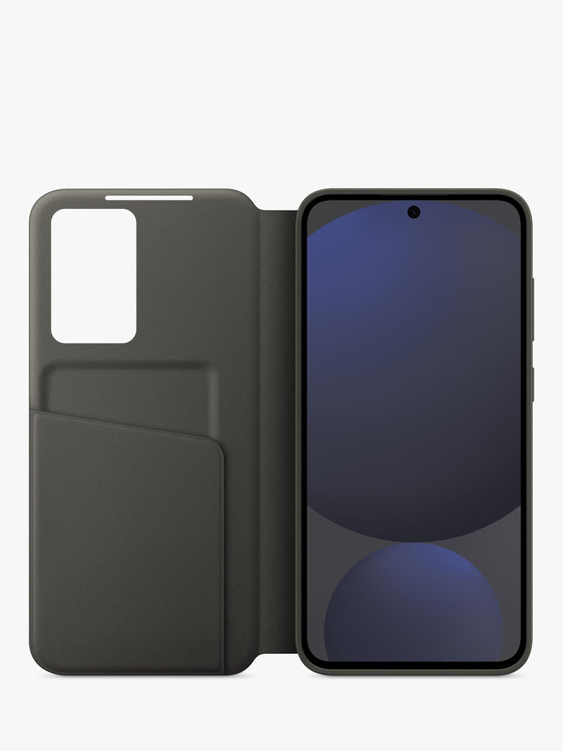 Samsung S24 FE Smart View Wallet Case Black, imported from the UK