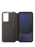 Samsung S24 FE Smart View Wallet Case Black, imported from the UK