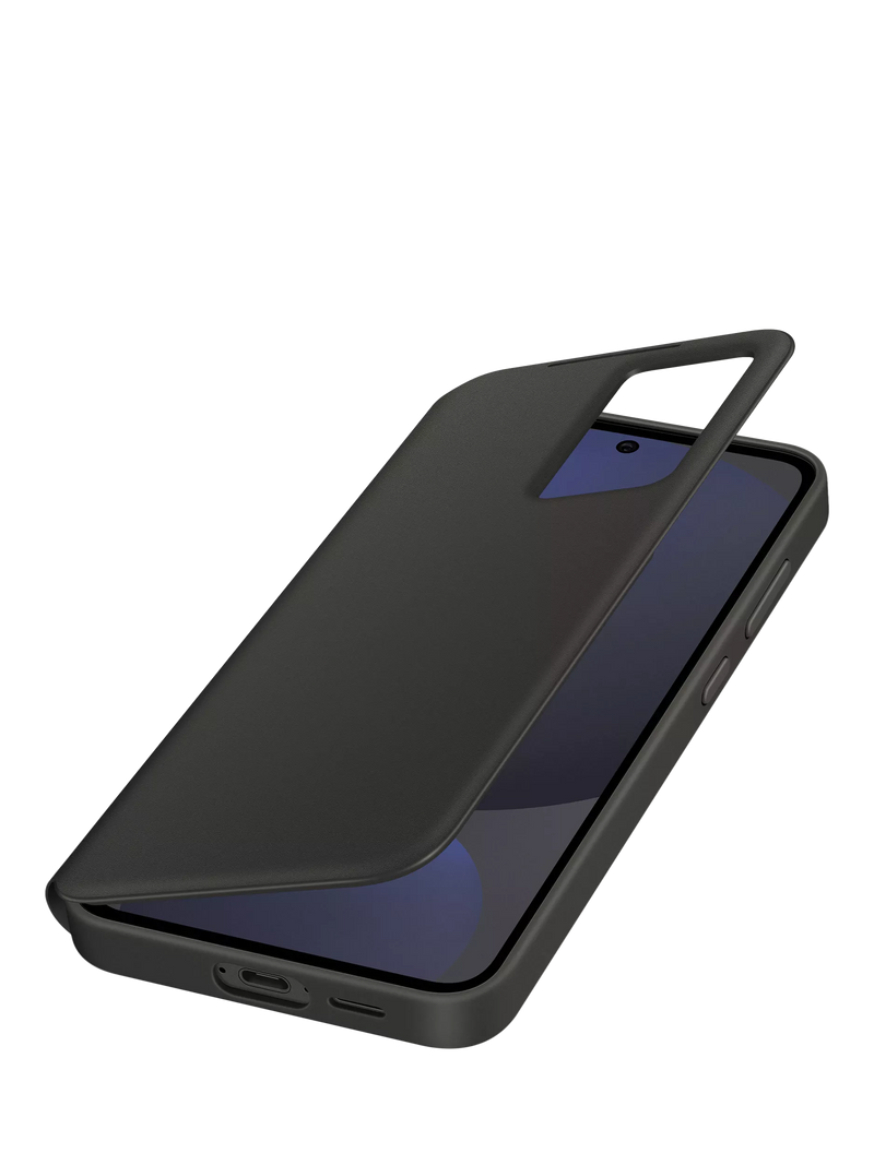 Samsung S24 FE Smart View Wallet Case Black, imported from the UK
