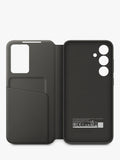Samsung S24 FE Smart View Wallet Case Black, imported from the UK